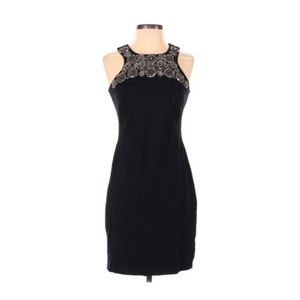 Bailey 44 Black Racerback Jewelled Dress